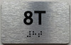 APT# 8T SILVER Sign