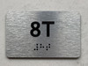 APT# 8T SILVER Safety Sign