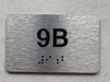 APT# 9B SILVER Compliance Sign