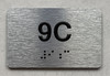 APT# 9C SILVER Ada Sign
