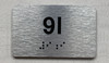 APT# 9I SILVER Ada Sign
