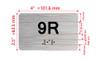 APT# 9R SILVER Hpd Sign