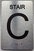 STAIR C Sign