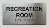 RECREATION Room Ada Sign