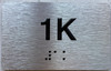 APT# 1K Safety Sign