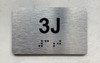 APT# 3J Safety Sign