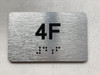 APT# 4F Safety Sign