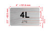 APT# 4L Ada Sign