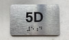 APT# 5D Ada Sign
