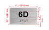 APT# 6D Ada Sign