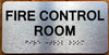 The Fire Control Room Sign