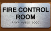 The Fire Control Room Ada Sign