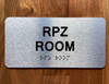 The Rpz Room Safety Sign