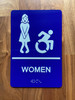 Women Accessible Safety Sign