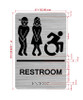 Restroom Accessible Hpd Sign