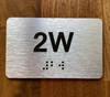 Apartment Number 2W Compliance Sign