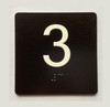 Elevator 3 Sign Elevator Jamb Plate Compliance Sign