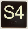 S4 Sign with Raised Letters Sign