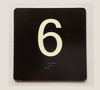 6 Sign with Raised Letters Compliance Sign