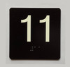 11 Sign with Raised Letters Compliance Sign