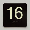 16 Sign with Raised Letters Compliance Sign