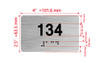 Apartment number 134 Hpd Sign