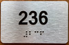 Apartment number 236 Sign