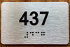 Apartment number 437 Sign