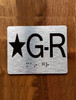 Star G-R Elevator Jamb Plate Safety Sign