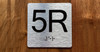 5R Elevator Jamb Plate Ada Sign