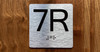7R Elevator Jamb Plate Ada Sign