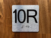 10R Elevator Jamb Plate Compliance Sign