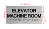 Elevator Machine Room Hpd Sign