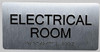 Electrical Room  Signage -Tactile Touch Braille  Signage