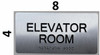 Elevator Room  -Tactile Touch Braille  Back
