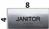 Janitor  -Tactile Touch Braille  Back