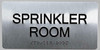 Sprinkler Room  -Tactile Touch Braille