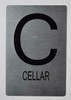 Cellar Floor Number  -Tactile Touch Braille