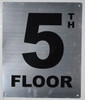 5th floor ada  floor number sign