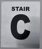 Stair C  Signage - Tactile Touch Braille  Signage