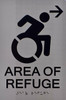 Area of Refuge  Signage