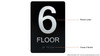 Sign Floor Number  -6TH Floor ,