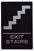 EXIT Stairs  Signage ,