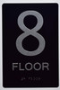 Floor Number  Signage -8TH Floor  Signage,