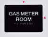 Gas Meter Room  Black ,