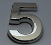2 PCS - Apartment Number  Signage/Mailbox Number  Signage, Door Number  Signage. Number 5 ,3D