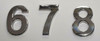 1 PCS - Apartment Number /Mailbox Number , Door Number . Letter P ,3D BuildingSigns