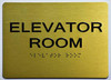Elevator Room  Signage- ,