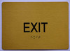 Sign EXIT -,