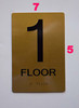 Sign Floor 1 - 1ST Floor - ,